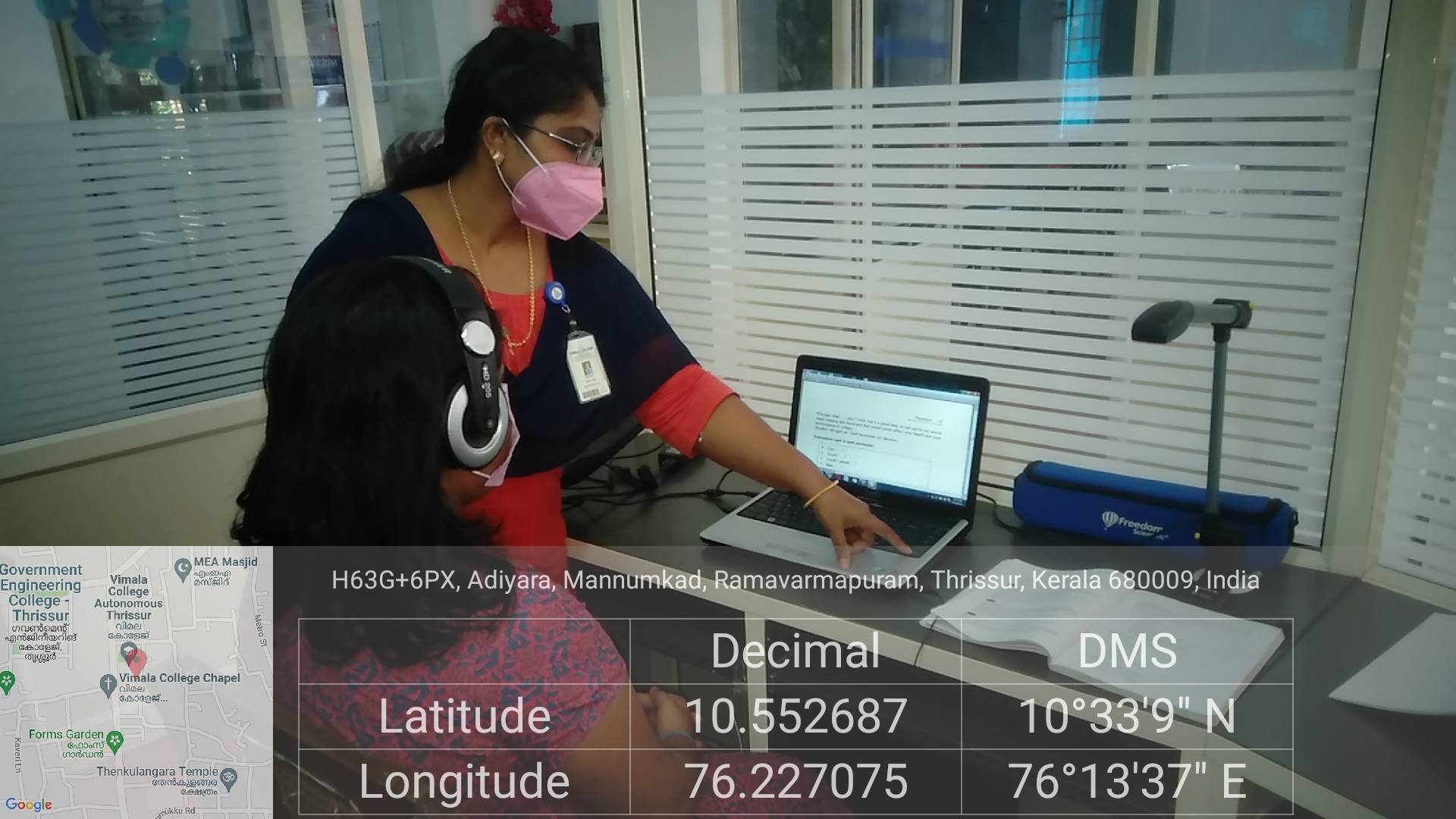 Assistive technology in College library